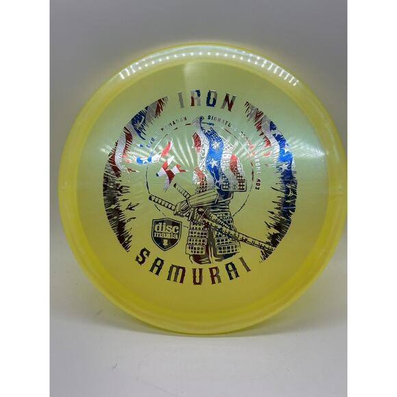 NEW Discmania 177g Iron Samurai 4 Eagle McMahon AMERICAN FLAG Chroma C-line MD3 - Picture 3 of 5